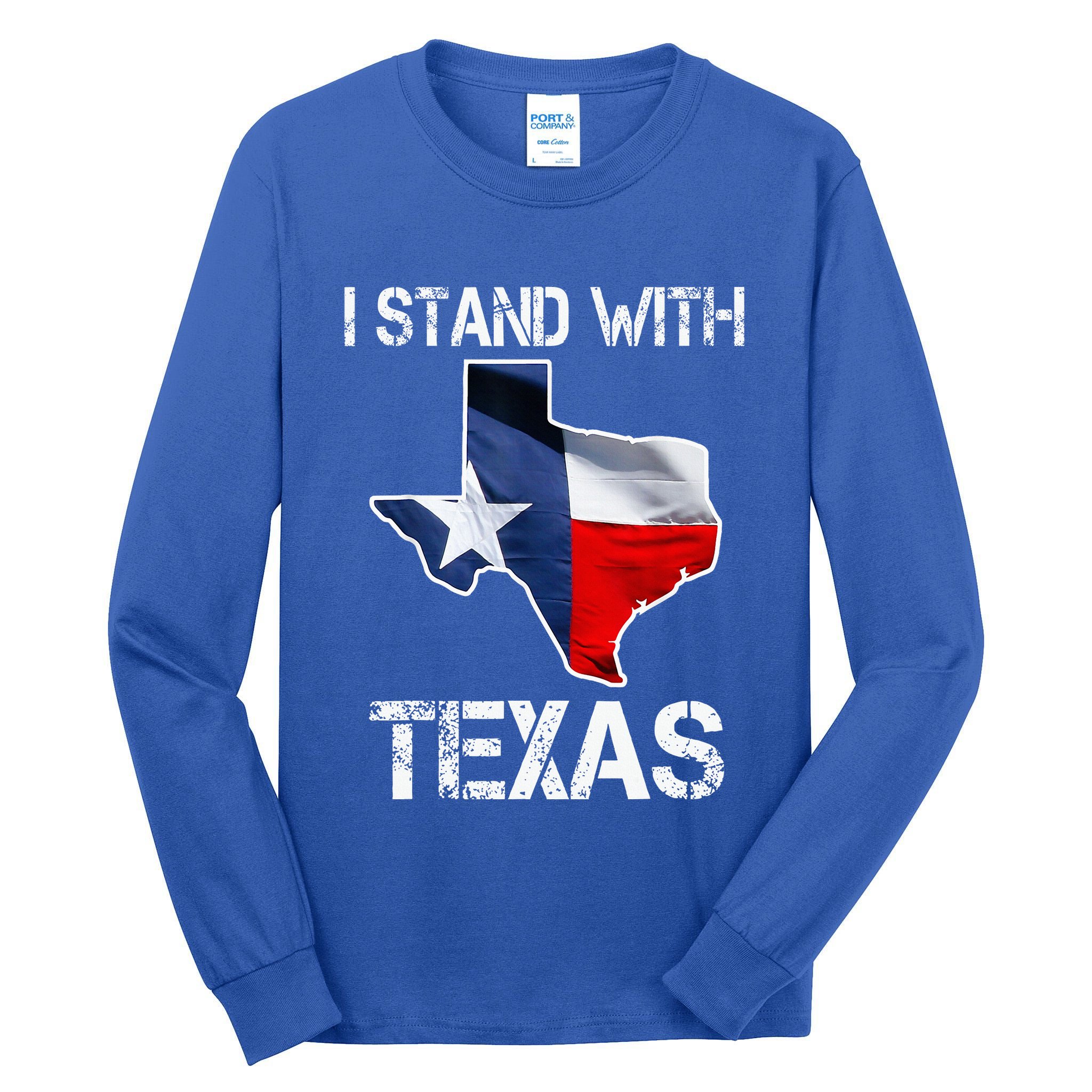 I Stand With Texas Scotus Tall Long Sleeve T-Shirt