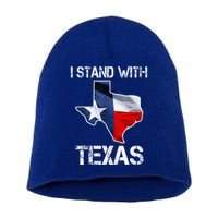 I Stand With Texas Scotus Short Acrylic Beanie