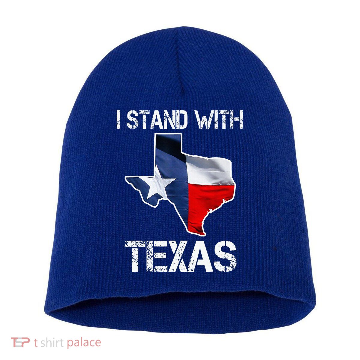 I Stand With Texas Scotus Short Acrylic Beanie