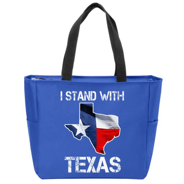 I Stand With Texas Scotus Zip Tote Bag