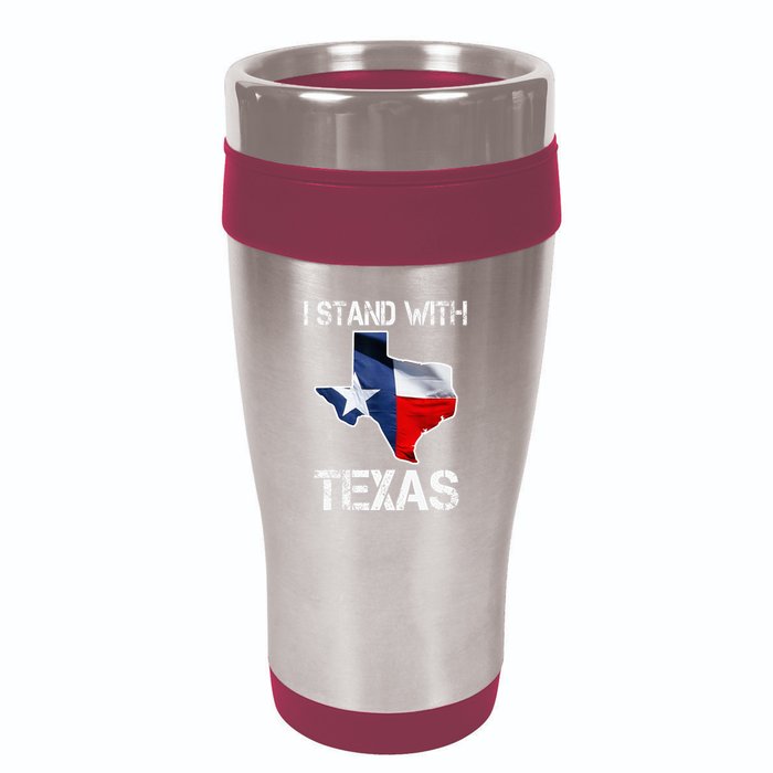 I Stand With Texas Scotus 16oz Travel Tumbler