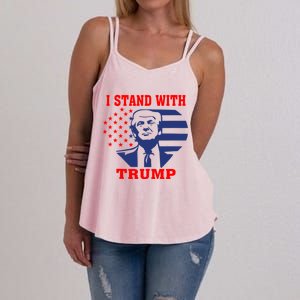 I Stand With Trump Pro Trump Supporter Free Trump Women's Strappy Tank