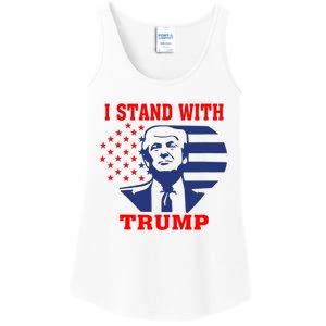 I Stand With Trump Pro Trump Supporter Free Trump Ladies Essential Tank