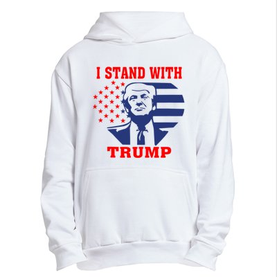 I Stand With Trump Pro Trump Supporter Free Trump Urban Pullover Hoodie