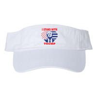 I Stand With Trump Pro Trump Supporter Free Trump Valucap Bio-Washed Visor