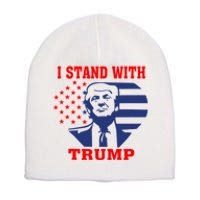 I Stand With Trump Pro Trump Supporter Free Trump Short Acrylic Beanie