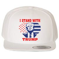 I Stand With Trump Pro Trump Supporter Free Trump Wool Snapback Cap