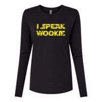 I Speak Wookie Womens Cotton Relaxed Long Sleeve T-Shirt