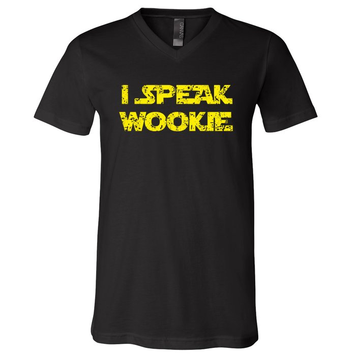 I Speak Wookie V-Neck T-Shirt