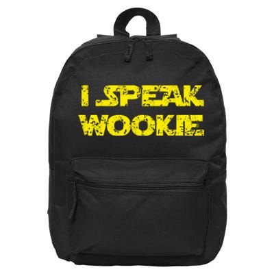 I Speak Wookie 16 in Basic Backpack