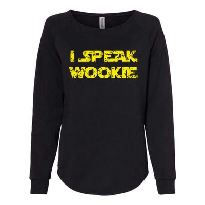 I Speak Wookie Womens California Wash Sweatshirt