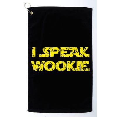 I Speak Wookie Platinum Collection Golf Towel