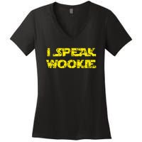 I Speak Wookie Women's V-Neck T-Shirt