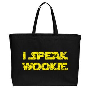 I Speak Wookie Cotton Canvas Jumbo Tote