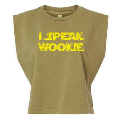 I Speak Wookie Garment-Dyed Women's Muscle Tee