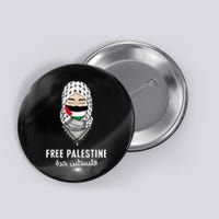 i stand with palestine quote a free palestine design Button