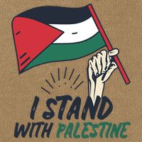 I Stand With Palestine For Their Freedom Free Palestine Cotton Canvas Backpack