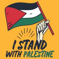 I Stand With Palestine For Their Freedom Free Palestine Pom Pom 12in Knit Beanie