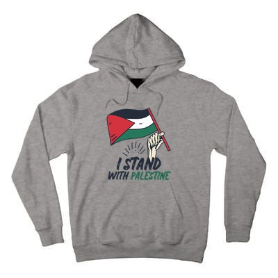 I Stand With Palestine For Their Freedom Free Palestine Tall Hoodie