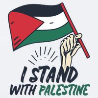I Stand With Palestine For Their Freedom Free Palestine Sueded Cloud Jersey T-Shirt