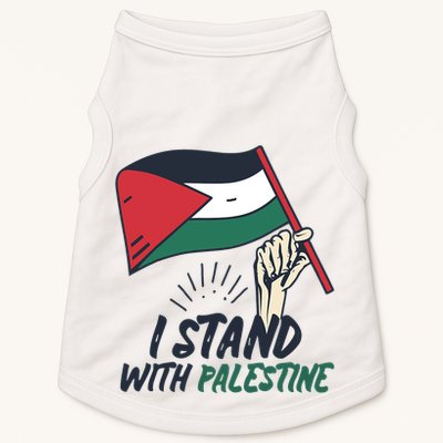 I Stand With Palestine For Their Freedom Free Palestine Doggie Tank