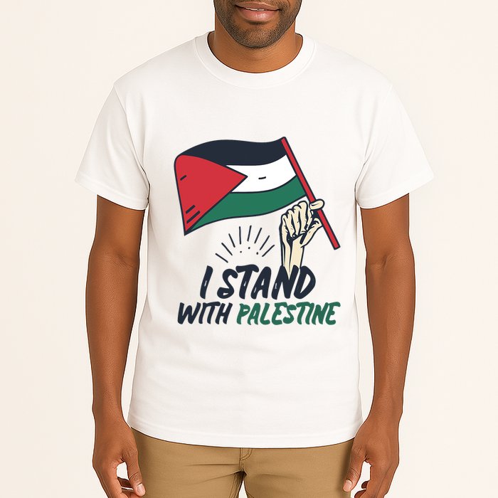 I Stand With Palestine For Their Freedom Free Palestine Tall T-Shirt