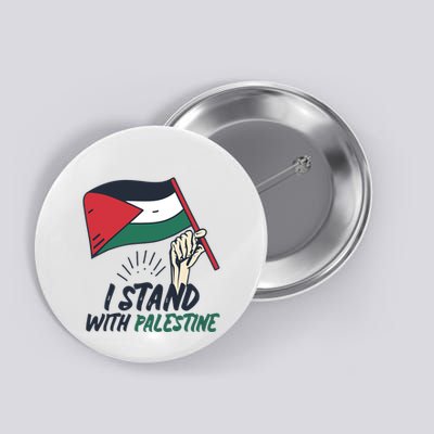 I Stand With Palestine For Their Freedom Free Palestine Button