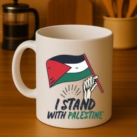 I Stand With Palestine For Their Freedom Free Palestine Mug