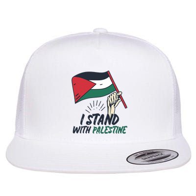 I Stand With Palestine For Their Freedom Free Palestine Flatbill Hat
