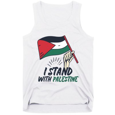 I Stand With Palestine For Their Freedom Free Palestine Tank Top