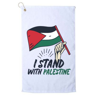 I Stand With Palestine For Their Freedom Free Palestine Golf Towel
