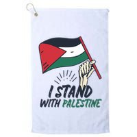 I Stand With Palestine For Their Freedom Free Palestine Golf Towel
