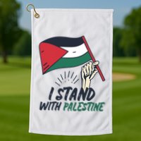 I Stand With Palestine For Their Freedom Free Palestine Golf Towel