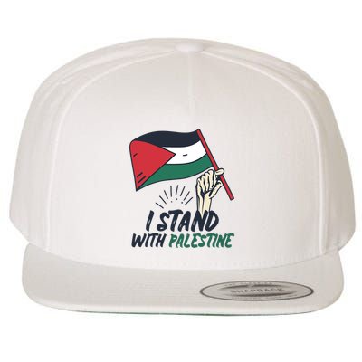 I Stand With Palestine For Their Freedom Free Palestine Wool Snapback Cap