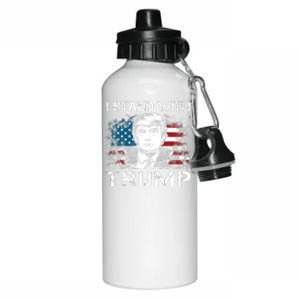 I Stand With Trump Pro Trump Supporter Free Trump Aluminum Water Bottle