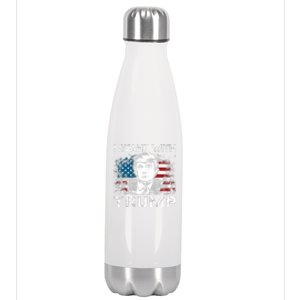 I Stand With Trump Pro Trump Supporter Free Trump Stainless Steel Insulated Water Bottle