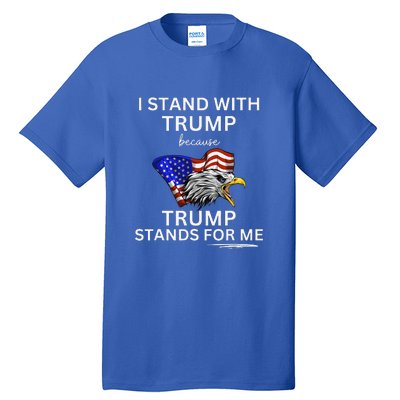 I Stand With Trump Tall T-Shirt