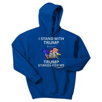 I Stand With Trump Kids Hoodie