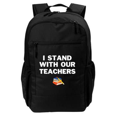 I Stand With Our Teachers & Stand Against Book Banning Backpack