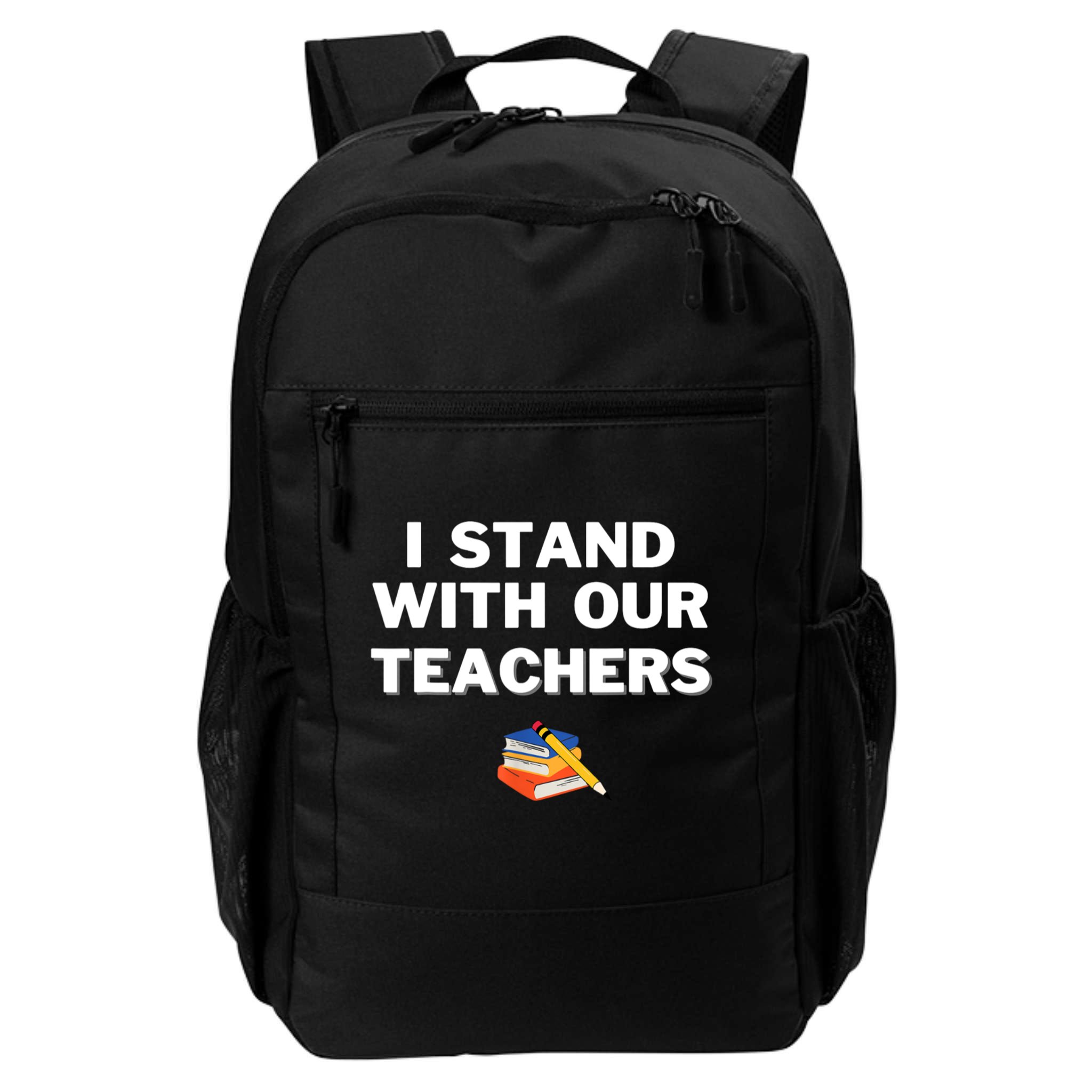 I Stand With Our Teachers & Stand Against Book Banning Backpack