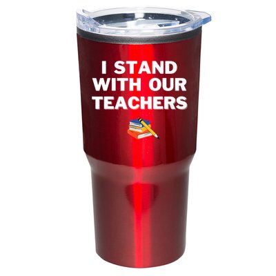 I Stand With Our Teachers & Stand Against Book Banning Tumbler