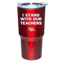 I Stand With Our Teachers & Stand Against Book Banning Tumbler