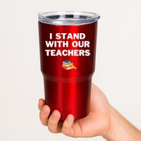 I Stand With Our Teachers & Stand Against Book Banning Tumbler