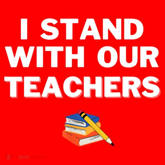 I Stand With Our Teachers & Stand Against Book Banning Magnet