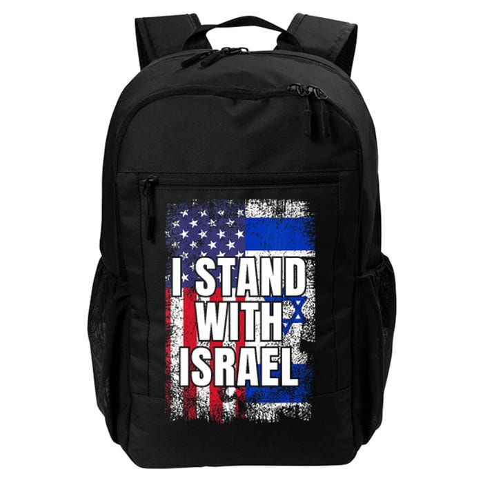 I Stand With Israel USA Israeli Flag Daily Commute Backpack