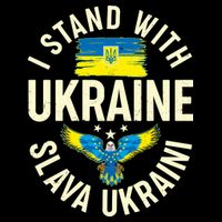 I Stand With Ukraine Slava Ukraini City Backpack