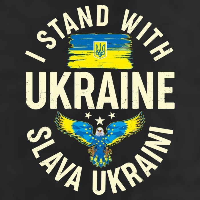 I Stand With Ukraine Slava Ukraini Adult Drive Performance Visor