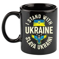 I Stand With Ukraine Slava Ukraini 11oz C Handle Ceramic Mug