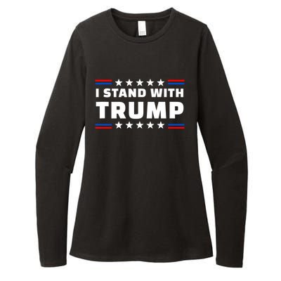 I Stand With Trump Pro Trump Supporter Free Trump Womens CVC Long Sleeve Shirt