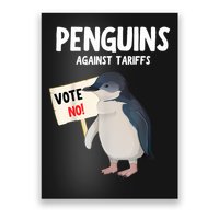  I Stand With The Penguins, Penguins Against Tariffs Poster